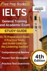 IELTS general training and academic exam study guide : IELTS preparation book, 3 practice tests, and audio links for the listening section / Joshue Rueda ; written and edited by TPB Publishing.
